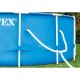 Intex 18ft x 48in Metal Frame Pool Set with Filter Pump, Ladder, Ground Cloth & Pool Cover