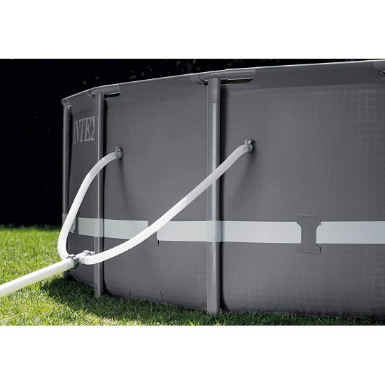 Intex 16ft X 48in Ultra XTR Pool Set with Sand Filter Pump, Ladder, Ground Cloth & Pool Cover