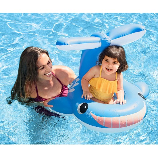 Intex Jolly Whale Shaded Baby Float, for Ages 1-2, Multi