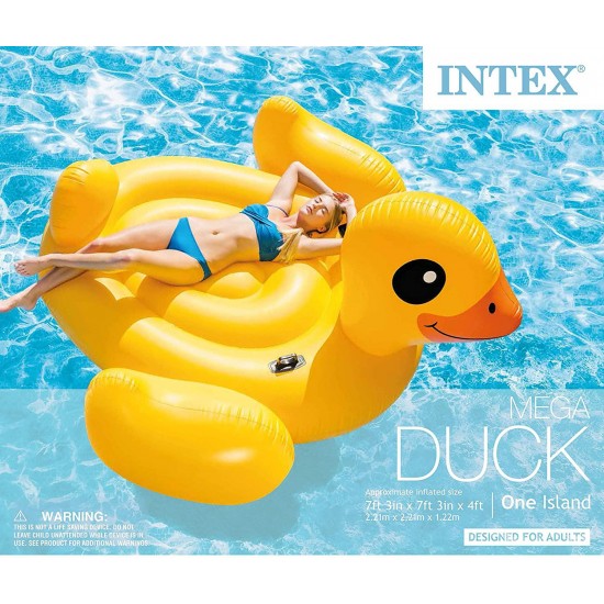 Intex Mega Yellow Duck, Inflatable Island, 87