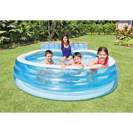 Intex Swim Center Inflatable Family Lounge Pool, 90