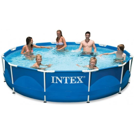 Intex 12ft x 30in Metal Frame Pool with Filter Pump