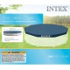 Intex Round Metal Frame Pool Cover, Blue, 15 ft