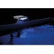 Intex 28090E Innovative Hydroelectric 3 Multi Colored LED Relaxing Waterfall Cascade Above Ground Swimming Pool Attachment, White
