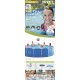 Intex 15ft x 48in Metal Frame Pool Set with Filter Pump, Ladder, Ground Cloth & Pool Cover