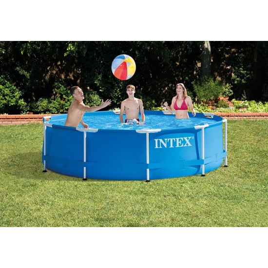 Intex 10ft x 30in Metal Frame Pool with Filter Pump