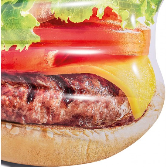 Intex Juicy Hamburger Inflatable Island, 53