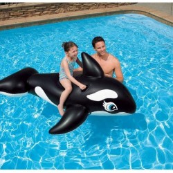 Intex Whale Inflatable Pool Ride-On, 76