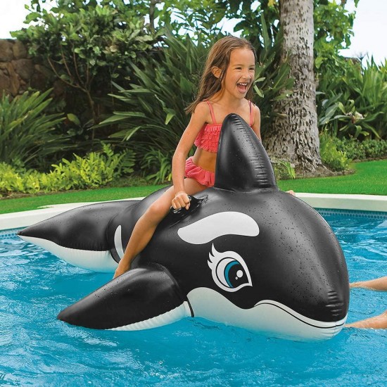 Intex Whale Inflatable Pool Ride-On, 76
