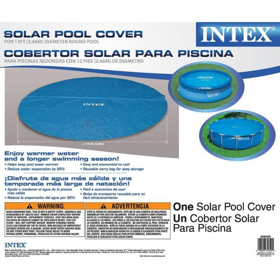 Intex Solar Cover for 12ft Diameter Easy Set and Frame Pools