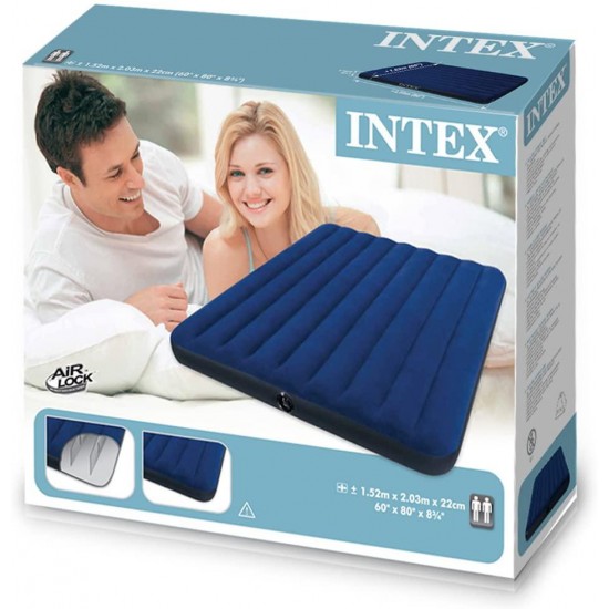 Intex Classic Downy Airbed, Queen