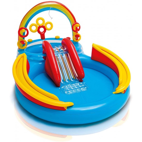 Intex Rainbow Ring Inflatable Play Center, 117