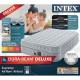 Intex 20in Queen Dura-Beam Deluxe Supreme Airflow Airbed with Internal Pump, White