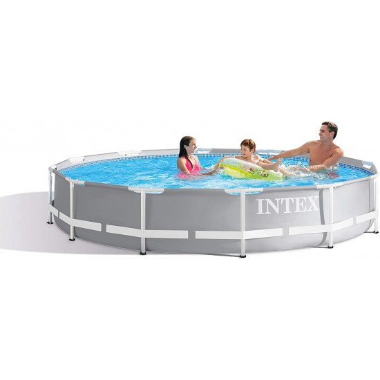 Intex Round Prism Frame Pool Set | 12ft x 30