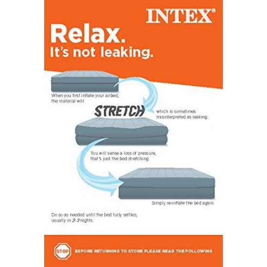 Intex Dura-Beam Standard Pillow Rest Classic Airbed Series