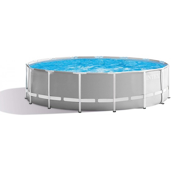 Intex Round Prism Frame Pool Set | 15ft x 48