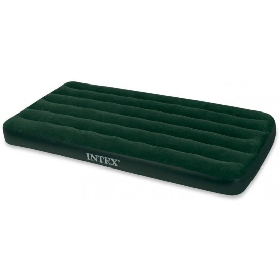 Intex Prestige Downy Airbed Kit with Hand Held Battery Pump, Twin