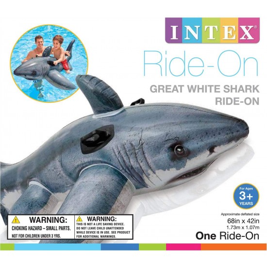 Intex Great White Shark Ride-On, 68