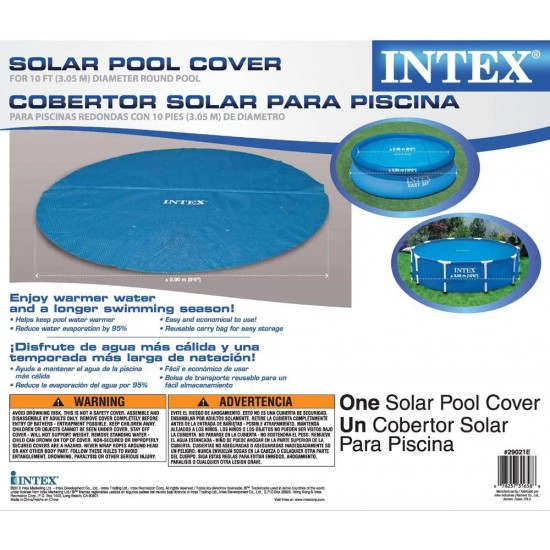 Intex Solar Cover for 9.5ft Diameter Easy Set and Frame Pools