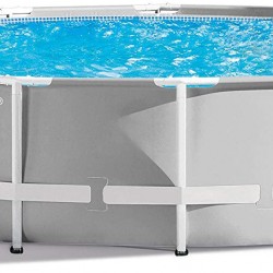 Intex 14ft X 42in Prism Frame Pool Set with Filter Pump, Ladder, Ground Cloth & Pool Cover