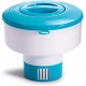 Intex 29041EP, 7-Inch Floating Chemical Dispenser for Pools, White/Blue