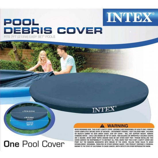Intex 8-Foot Round Easy Set Pool Cover