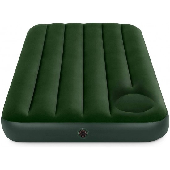 Intex Downy Airbed with Built-in Foot Pump, Twin