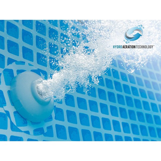 Intex Krystal Clear Cartridge Filter Pump for Above Ground Pools, 1000 GPH Pump Flow Rate, 110-120V with GFCI