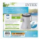 Intex Krystal Clear Cartridge Filter Pump for Above Ground Pools, 330 GPH Pump Flow Rate, 110-120V with GFCI