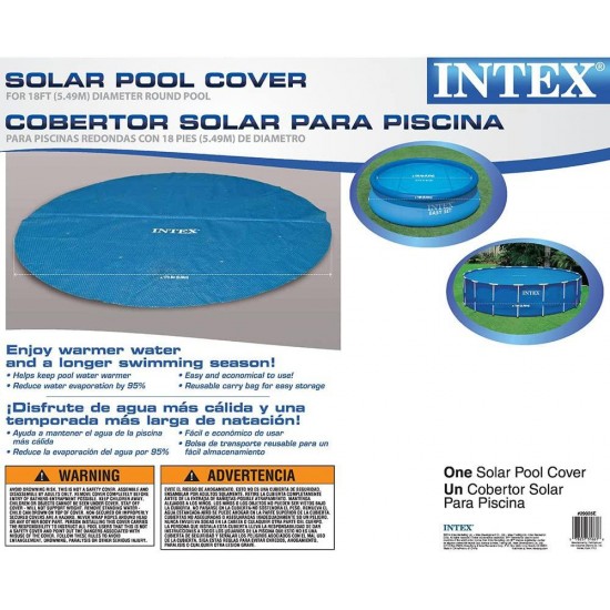 Intex Solar Cover for 18ft Diameter Easy Set and Frame Pools