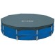 Intex Round Metal Frame Pool Cover, Blue, 10 ft