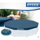 Intex Round Metal Frame Pool Cover, Blue, 10 ft